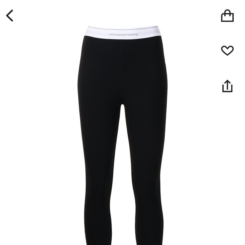 Alexander wang reflective leggings